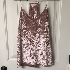 Mod Ref Pink Velvet Tanktop